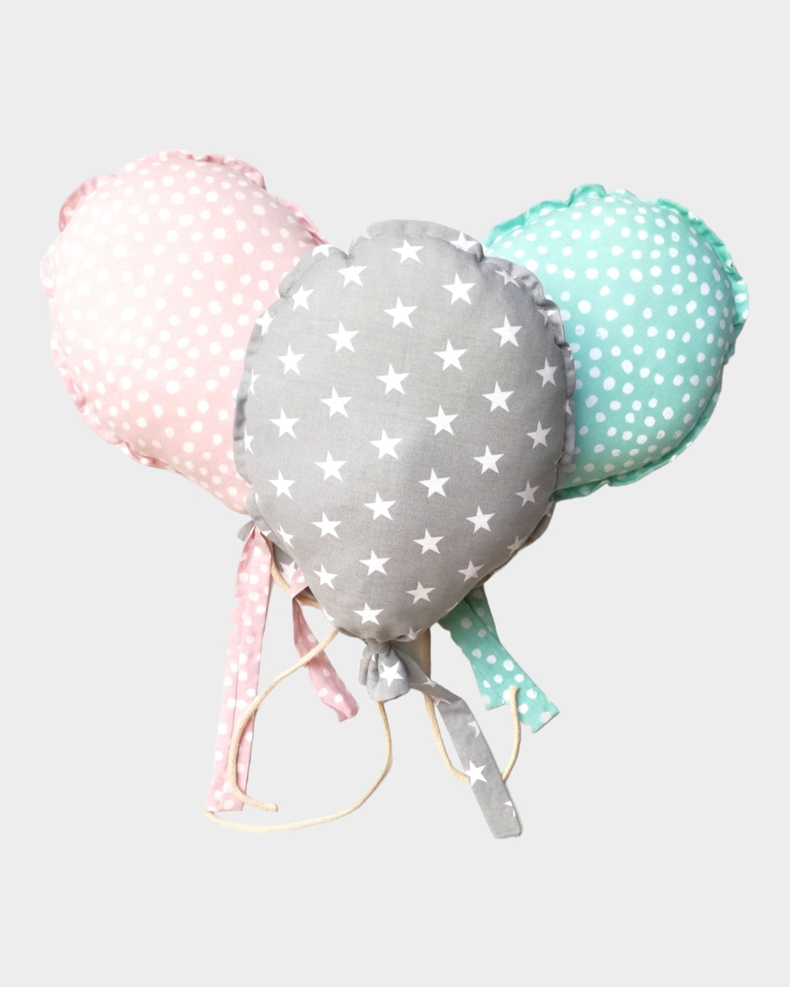 Wanddeko Luftballon Musselin PinkClouds